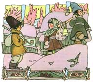 Ил. И.Кабакова к книге Ф.Кривина «Откуда пришла улица?»
