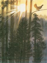 Рис. Н.Устинова к книге И.Соколова-Микитова «Весна-красна»