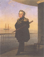 Портрет вице-адмирала М.П.Лазарева. Худож. И.Айвазовский