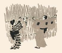 Ил. Н.Лапшина к сборнику «Японские народные сказки» (Л.: Детиздат, 1936)