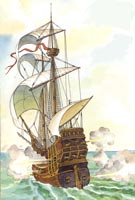Рис. А.Чаузова из кн. «Пираты Средиземного моря» (М.: Белый город, 1996)