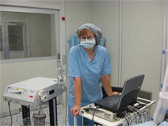 Светлана Лаврова в операционной. Фотография