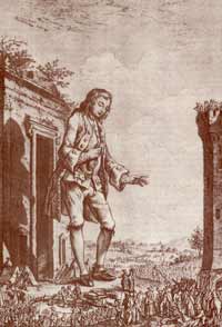  Дж.Миллер. Ил. к «Путешествию в Лилипутию». 1755 г.