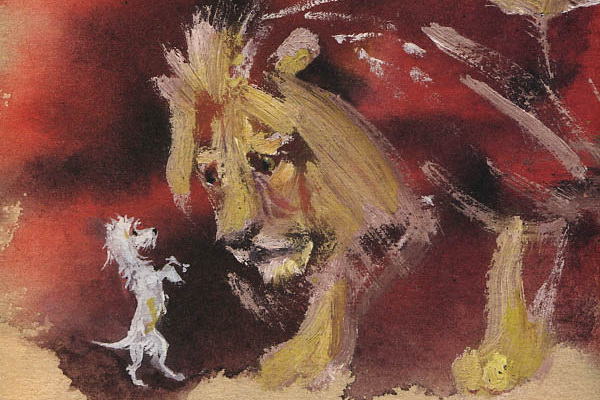 Лев Толстой. Лев и собачка