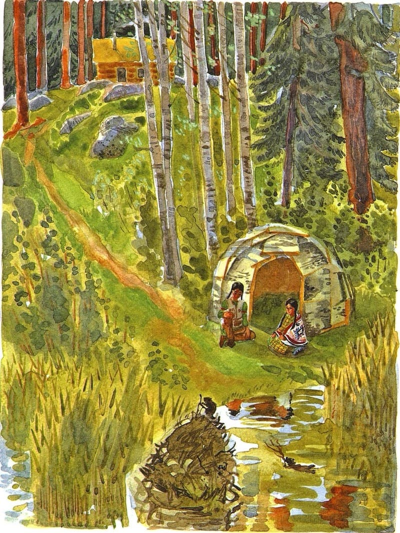 Серая Сова. Саджо и её бобры Серая Сова. Саджо и её бобры