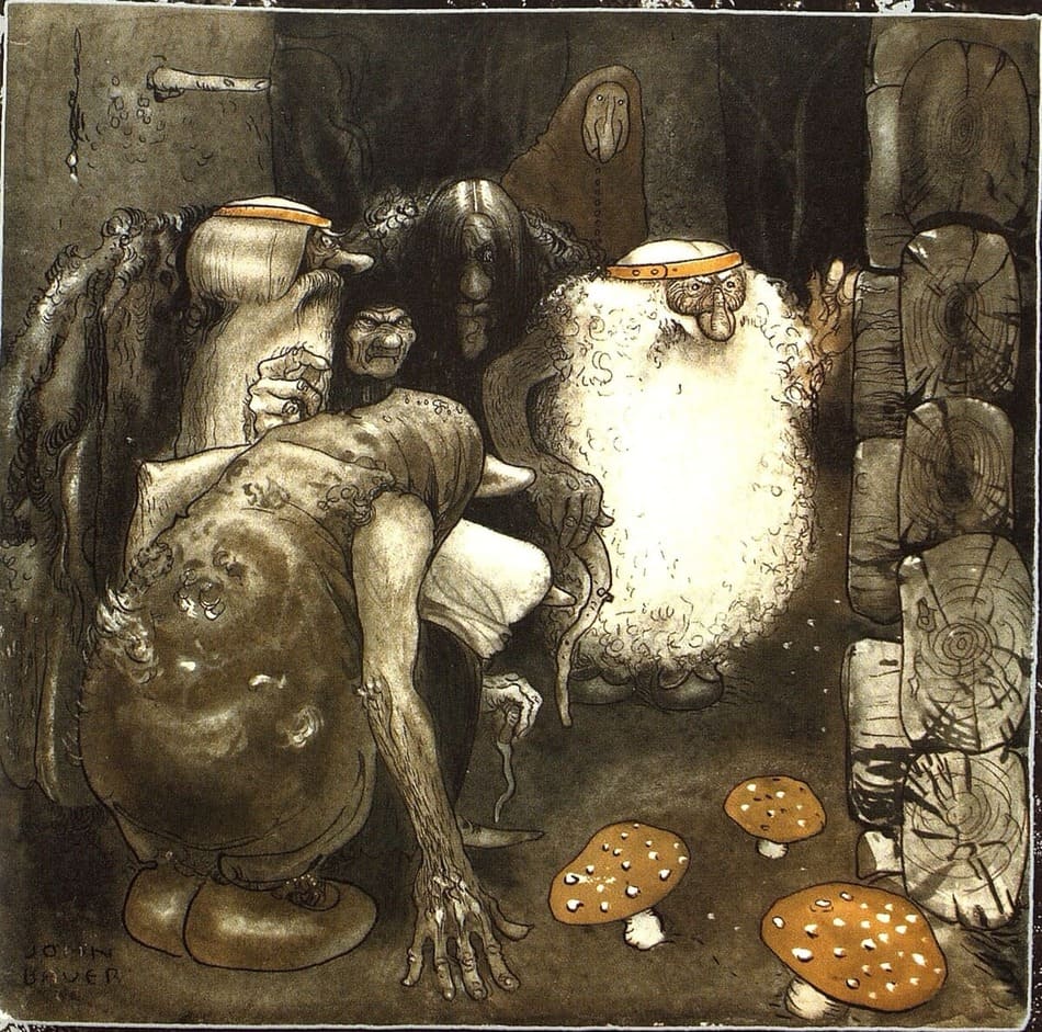 Волшебные существа северной зимы