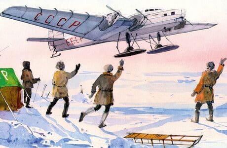 Отважные лётчики – покорители Арктики