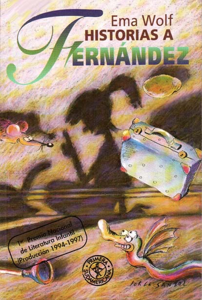 Обложка книги Э.Вольф «Истории для Фернандеса». Худож. Х.Сансоль