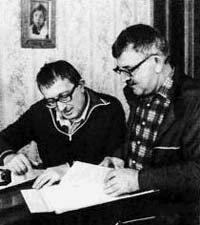 Аркадий и Борис Стругацкие. Фотография
