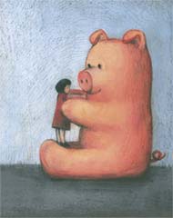 Ил. И.Новосельцевой к сказке О.Седаковой «Как я превращалась»