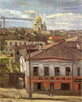 П.И.Петровичев. Вид Москвы