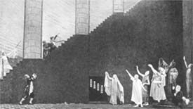 «Синяя Птица». Сцена из спектакля 1908 г.
