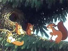 Кадр из мультфильма «Лесные путешественники»