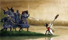 Ил. И.Олейникова к книге «Артур и Гвен» (США, издательство «Dutton children’s books», 2008); предоставлена художником 