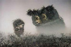 Кадр из мультипликационного фильма «Ёжик в тумане»