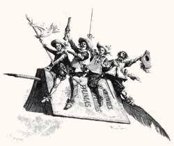 Рис. М.Лелуара к роману А.Дюма «Три мушкетера»