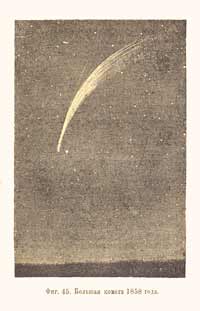 «Фиг. 45. Большая комета 1858 года»