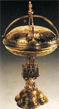«Чаша Вселенной» императора Рудольфа II. Мастер Й.Зильбер, 1589 г.