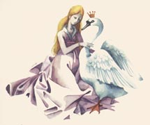 Рис. В.Пивоварова к сказке Х.К.Андерсена «Дикие лебеди» Рис. В.Пивоварова к сказке Х.К.Андерсена «Дикие лебеди»